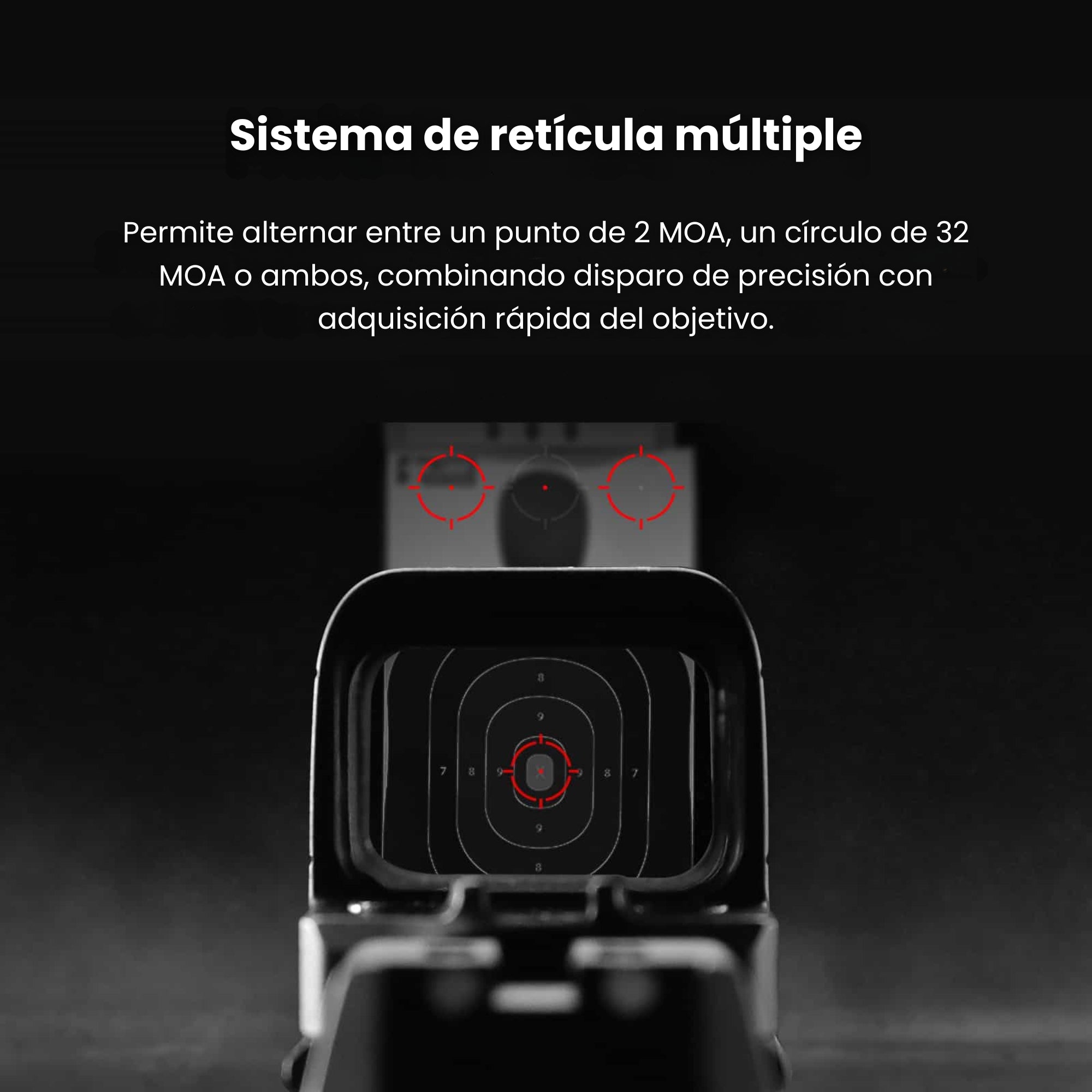 Olight Osight SE Red 2 MOA Dot & 32 MOA Circle with Replaceable Side-Loading Battery