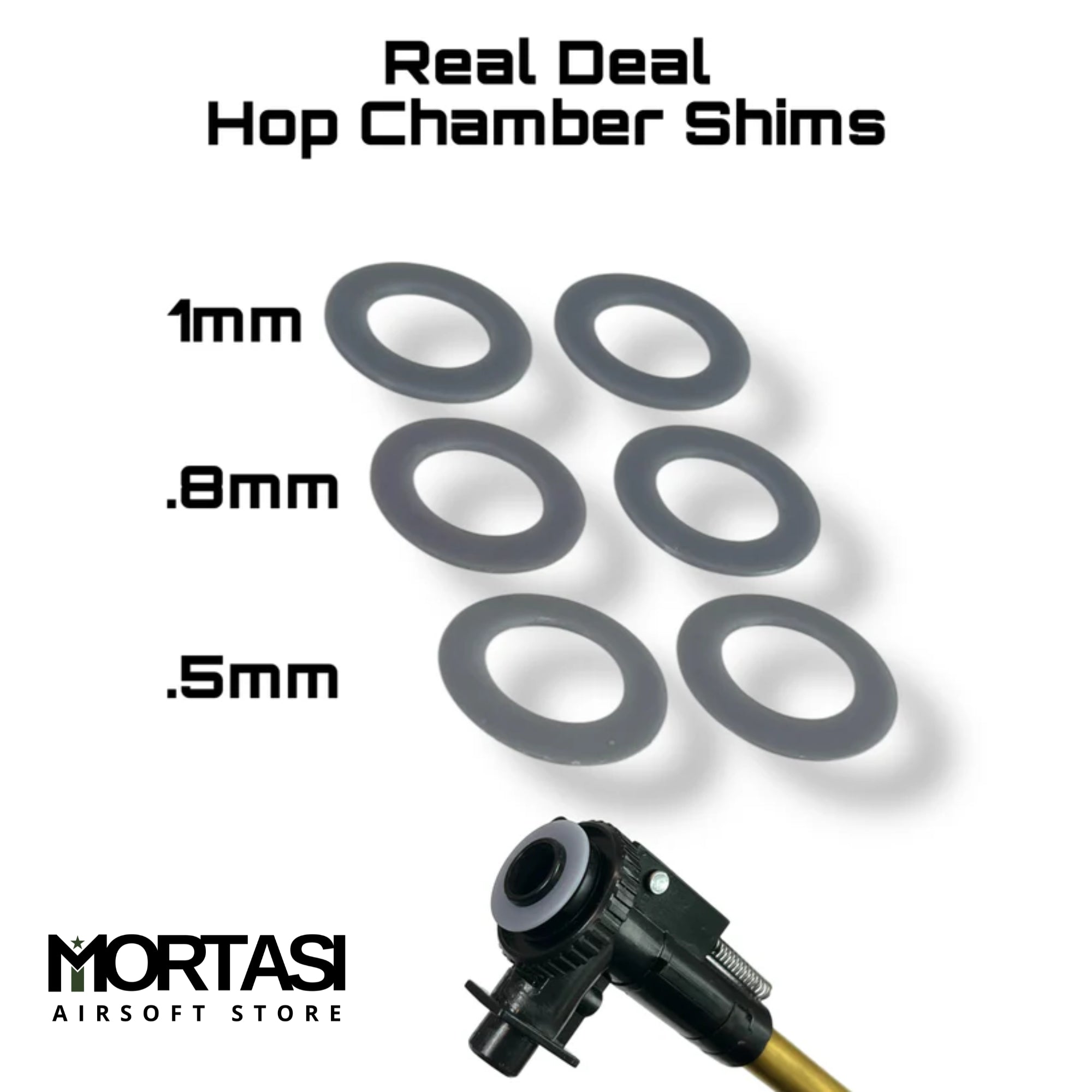 Real Deal Airsoft - Hop-Up Chamber Shims
