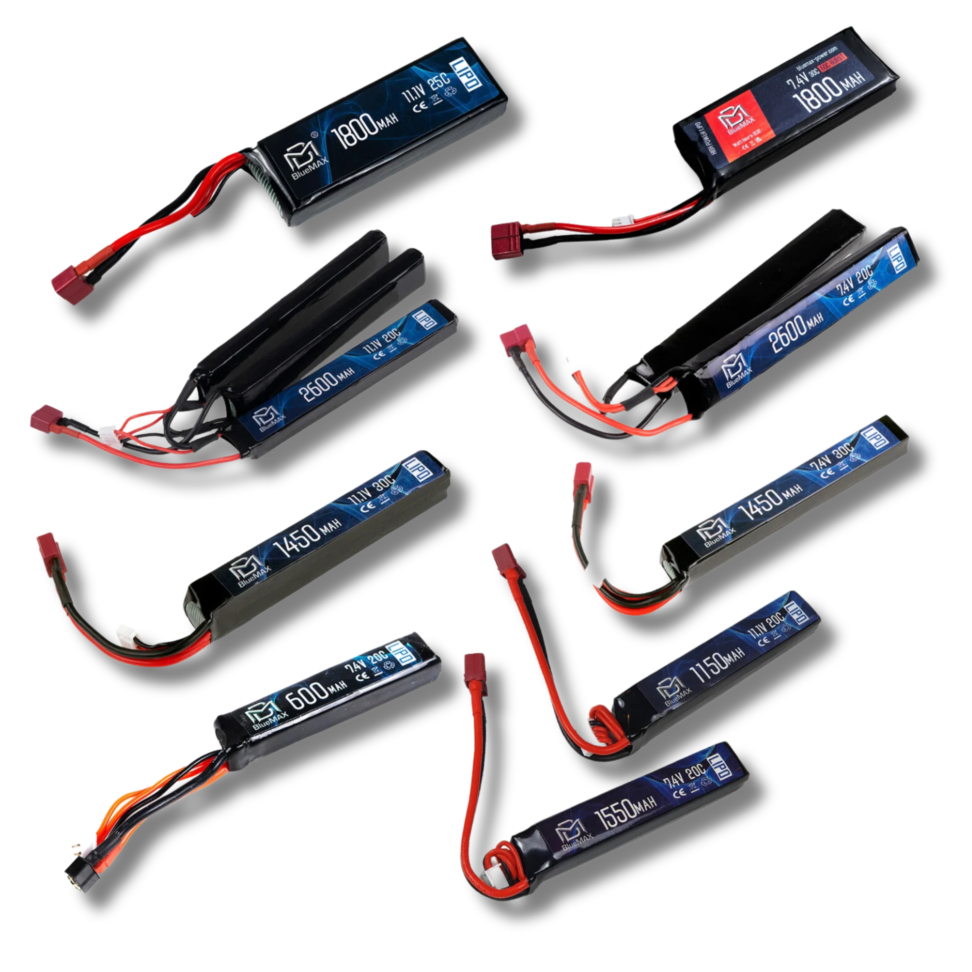 Tabla de compatibilidad de baterías LiPo