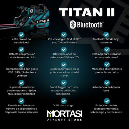 GATE TITAN II Bluetooth® EXPERT for Gearbox V2 - AEG Rear Wired