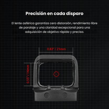 Olight Osight SE Red 2 MOA Dot & 32 MOA Circle with Replaceable Side-Loading Battery