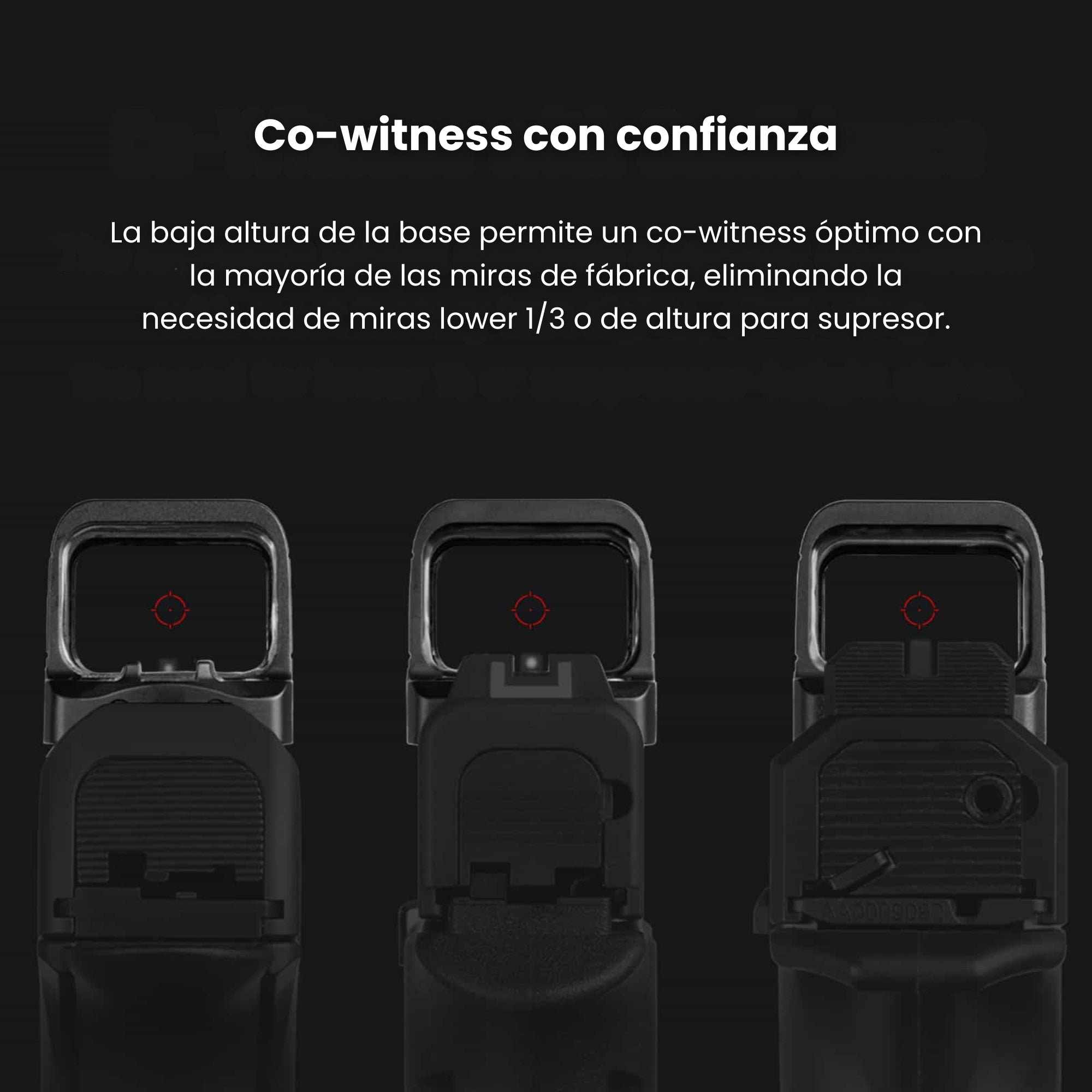 Olight Osight SE Red 2 MOA Dot & 32 MOA Circle with Replaceable Side-Loading Battery