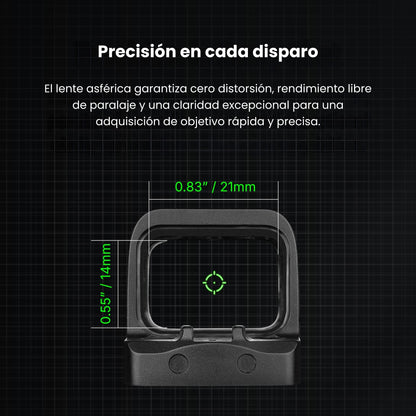 Olight Osight SE Green 2 MOA Dot & 32 MOA Circle with Replaceable Side-Loading Battery