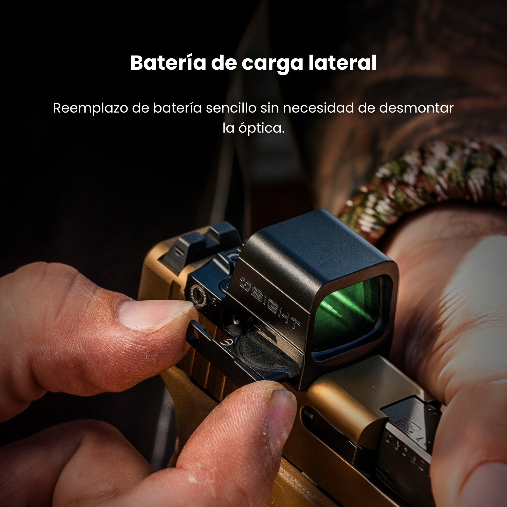 Olight Osight SE Green 2 MOA Dot & 32 MOA Circle with Replaceable Side-Loading Battery