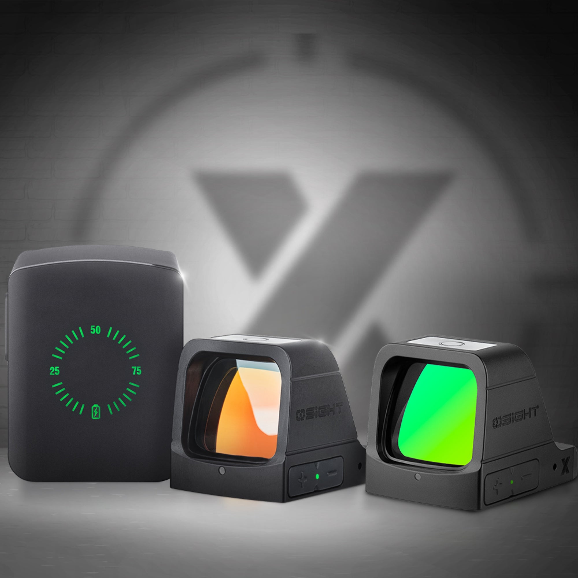 Olight Osight X Green 3 MOA Dot & 32 MOA Circle with Magnetic Charging Cover