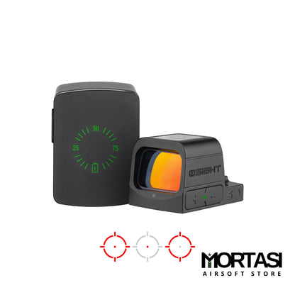 Olight Osight S Red 2 MOA Dot & 32 MOA Circle with Magnetic Charging Cover (Black)
