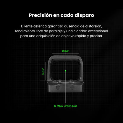 Olight Osight SE Green 6 MOA Dot with Replaceable Side-Loading Battery
