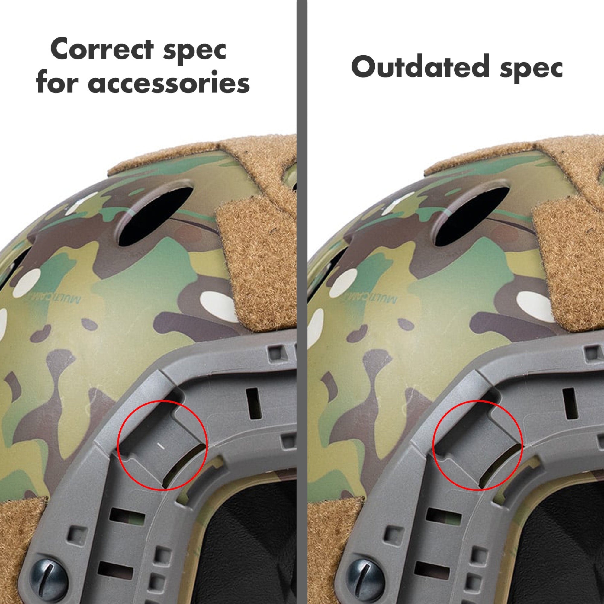 ARC Rail Set for Tactical Helmet