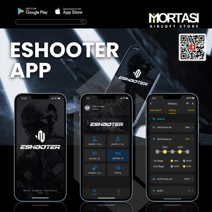 Eshooter Kestrel V2 ETU for Gearbox V2 - AEG Rear Wired