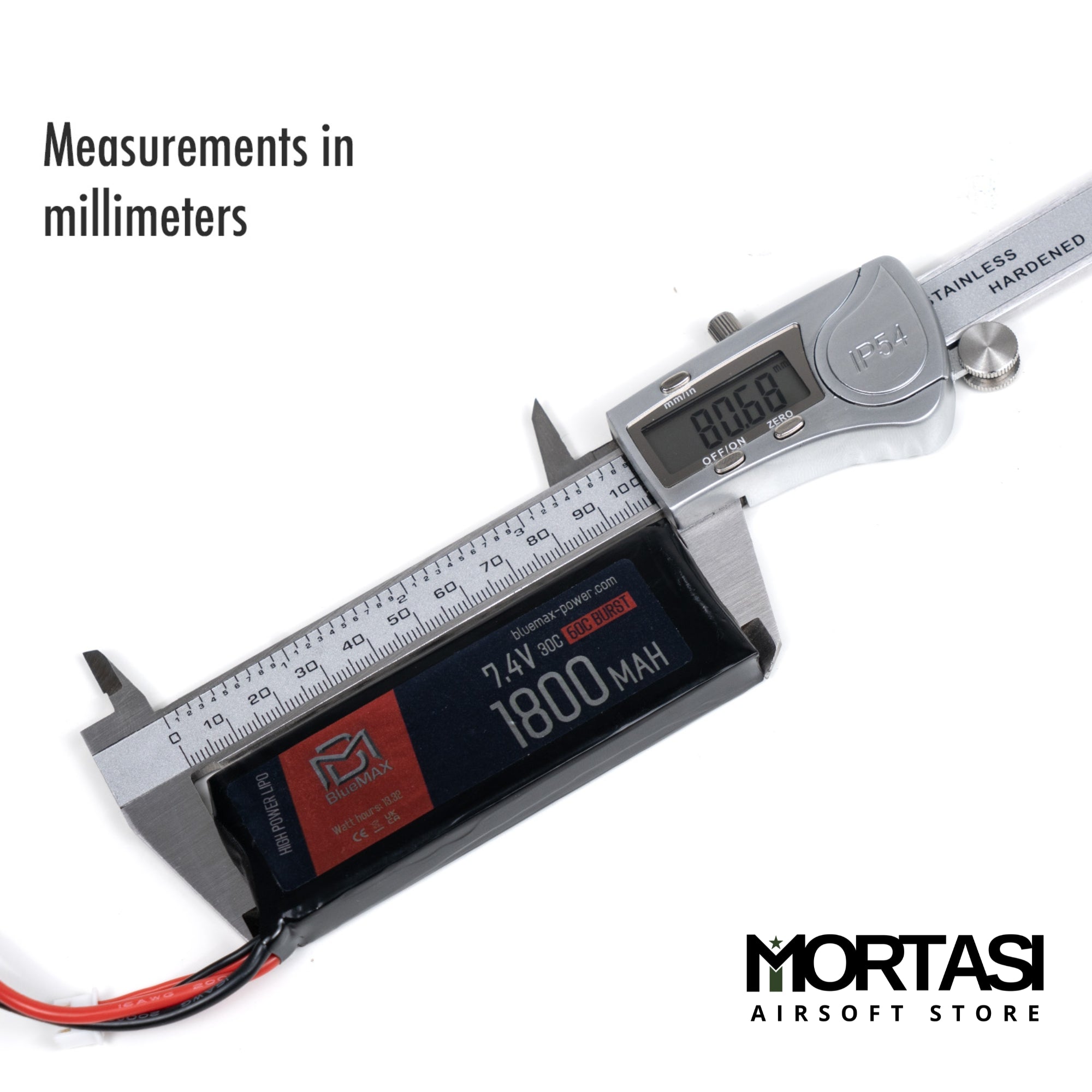 LiPo Battery V6 - 7.4 V 1800 mAh 25 C Brick
