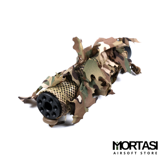 3D Camo Cover - Rifle Suppressor