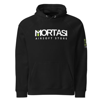 MORTASI Eco Hoddie Unisex - Black