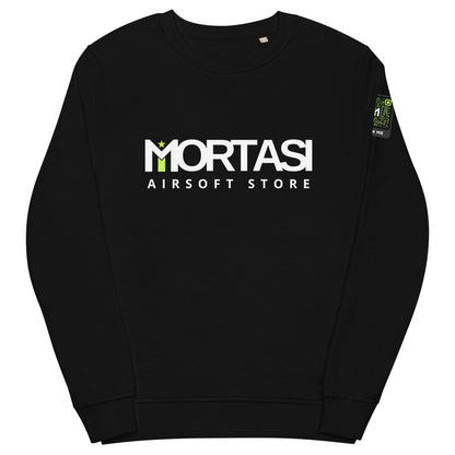 MORTASI Eco Sweatshirts Unisex - Black