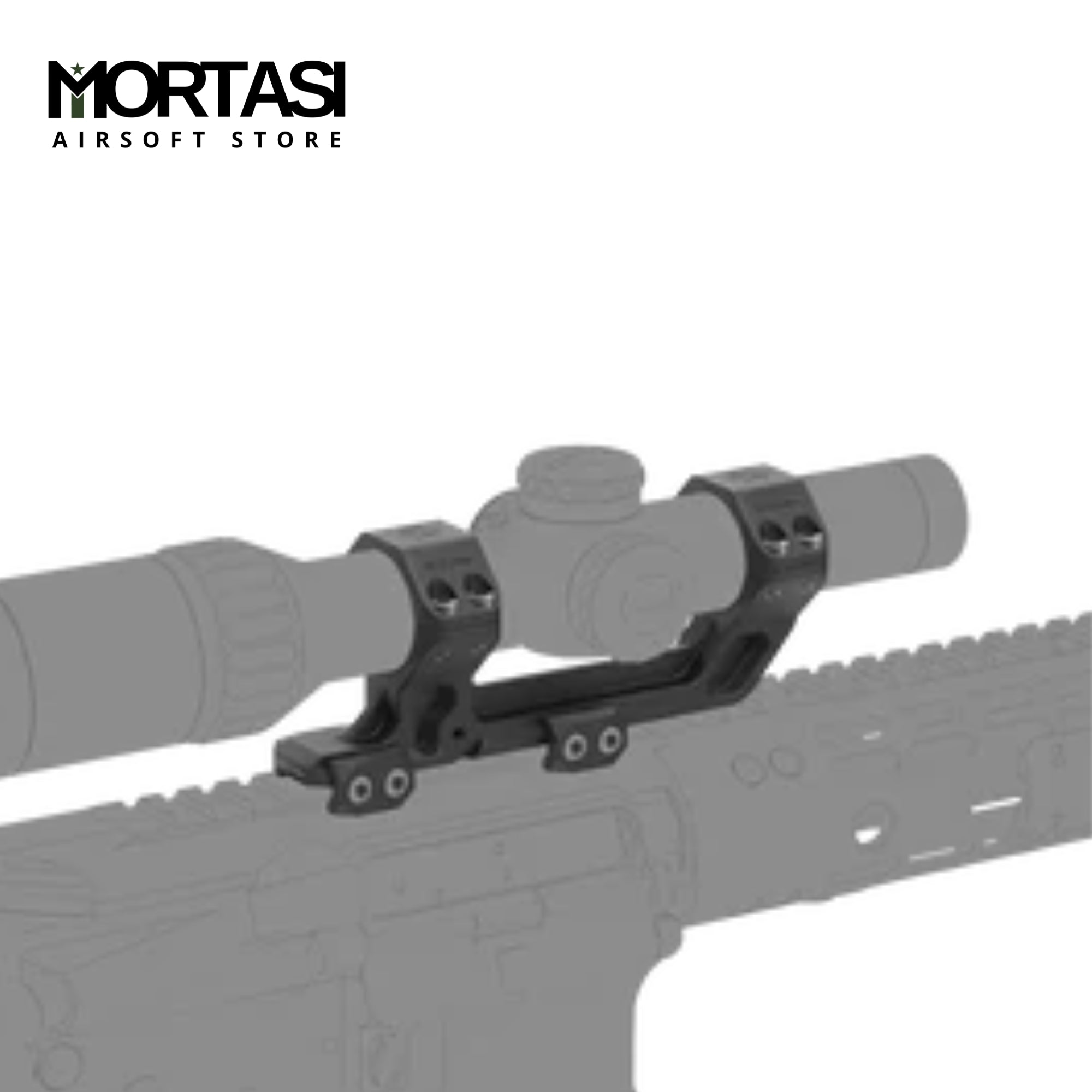Vector Optics 30mm One Piece AR Extended Picatinny Ring Mount
